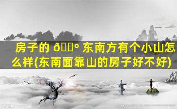 房子的 🌺 东南方有个小山怎么样(东南面靠山的房子好不好)